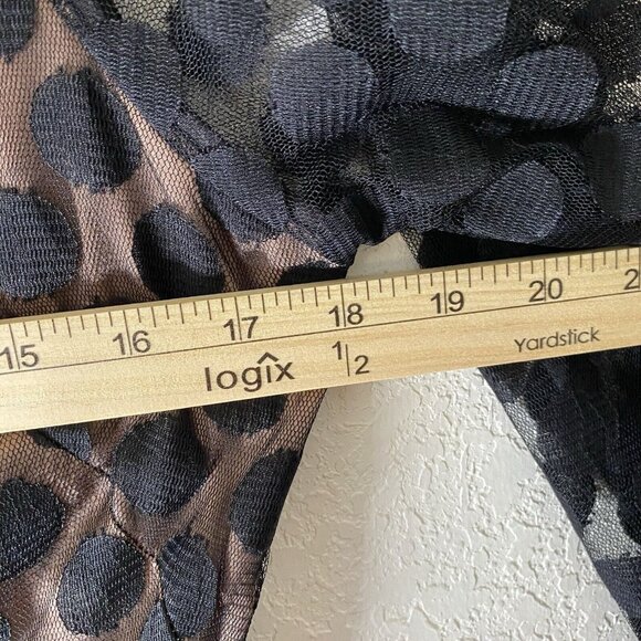 Eliza J Dress Womens Size 10 Polka dot Mesh Fit & Flare Cocktail Dress Feminine - Picture 11 of 14